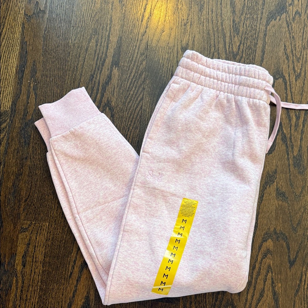 Under Armour woman’s Pink Jogger Pants athletic NEW - Picture 3 of 6
